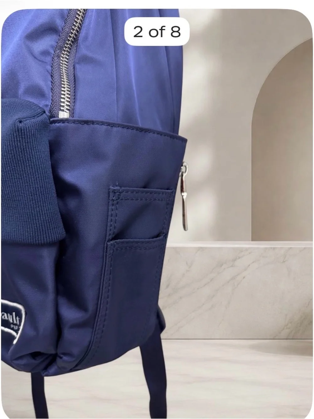 Lipault Kids' Navy Backpack - Compact School Bag